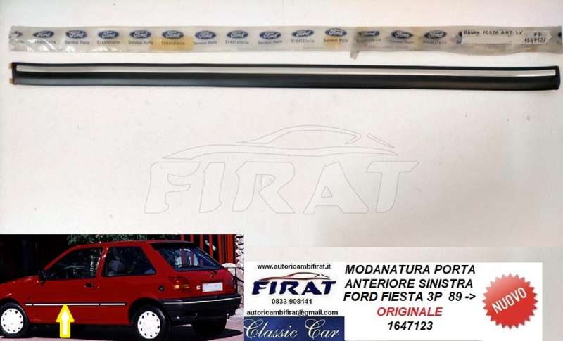 MODATURA PORTA FORD FIESTA 3P 89 - 95 SX (1647123)